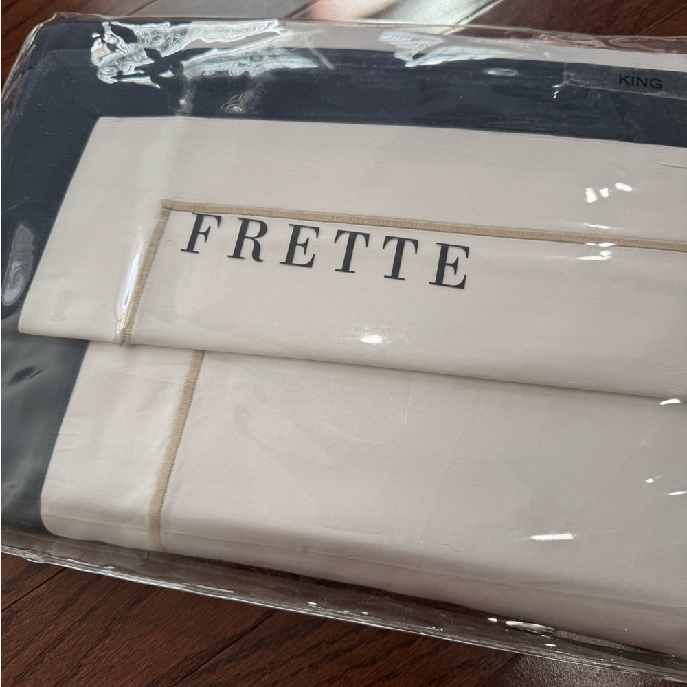Frette Essence King Sheet set and Duvet